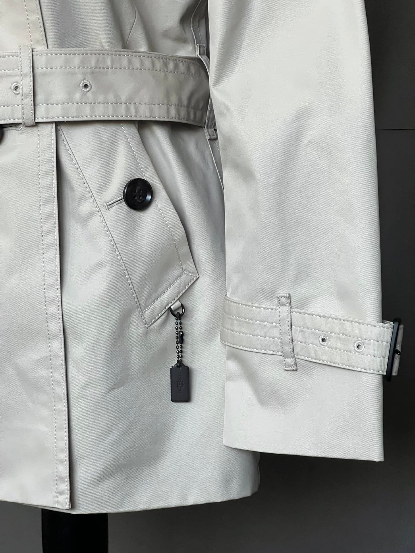 Coach Short Trench Coat