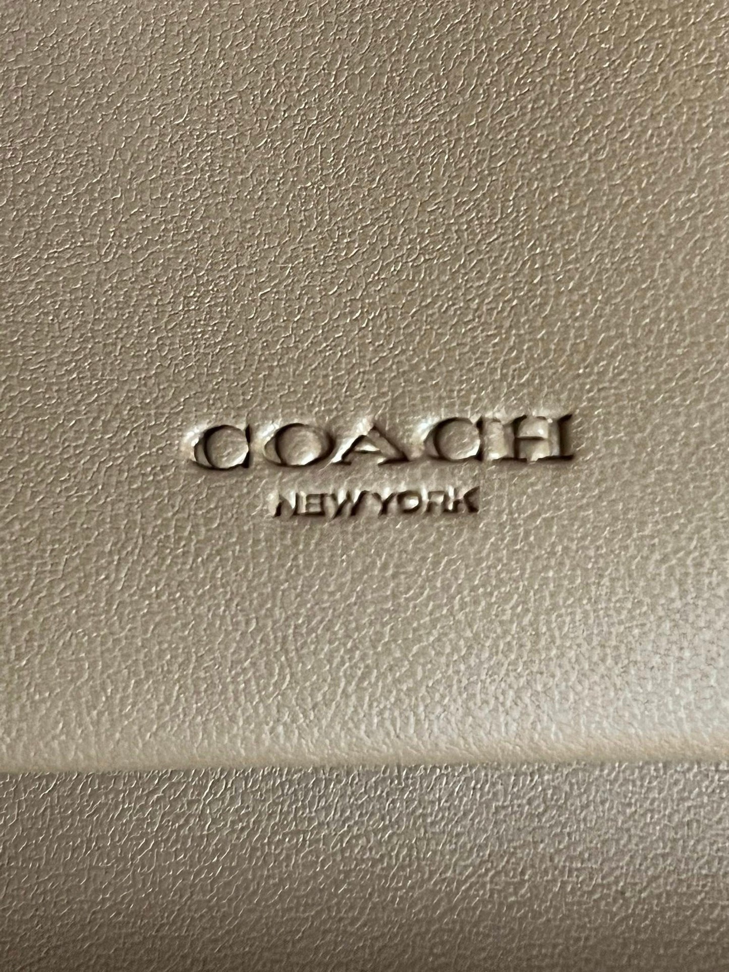 Coach Phone Wallet In Signature Canvas