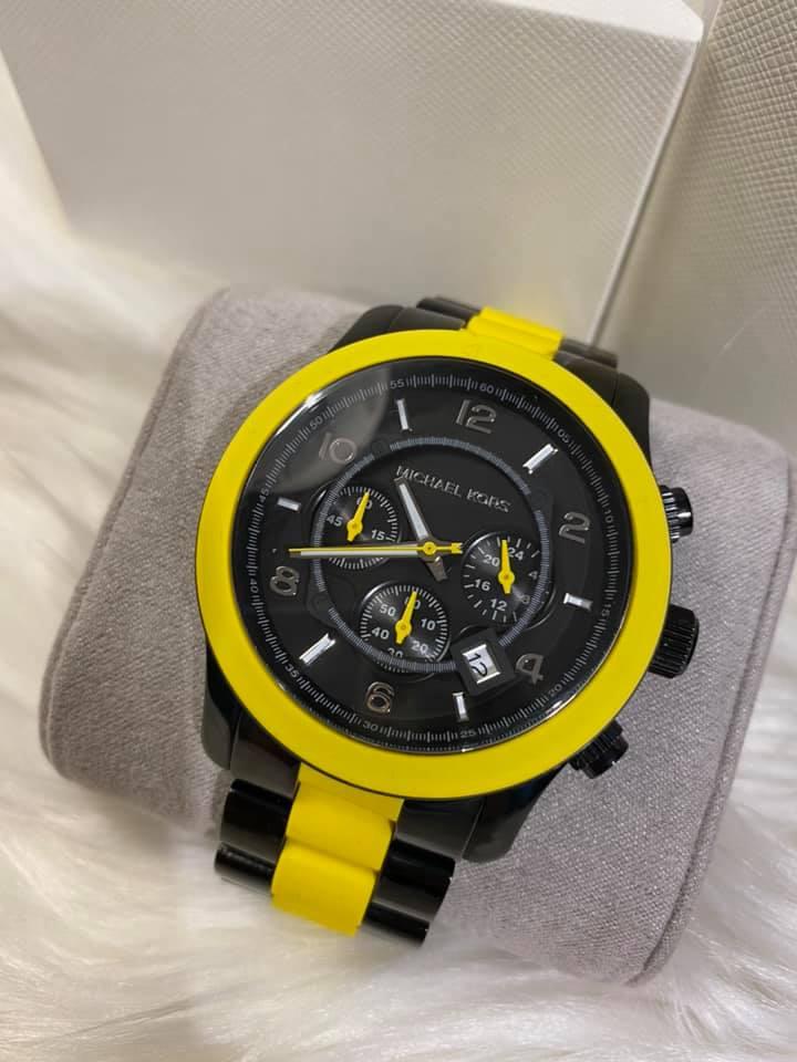 Michael Kors Men’s Runway Chronograph Black IP Stainless Steel