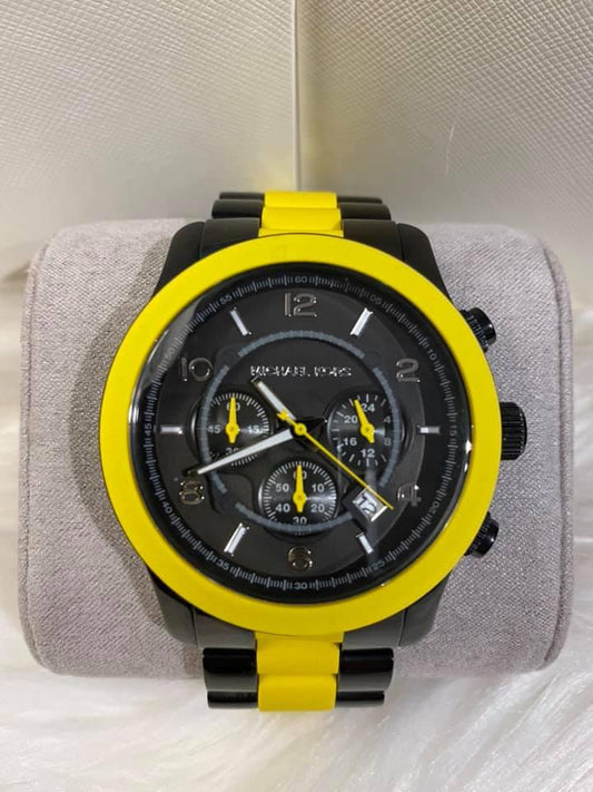 Michael Kors Men’s Runway Chronograph Black IP Stainless Steel