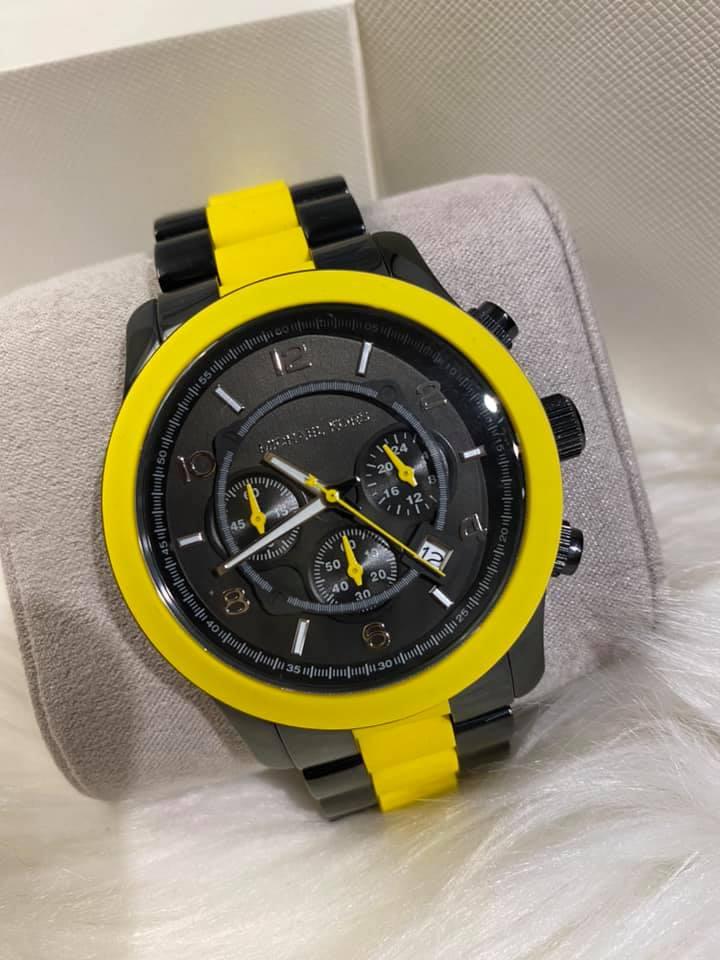 Michael Kors Men’s Runway Chronograph Black IP Stainless Steel