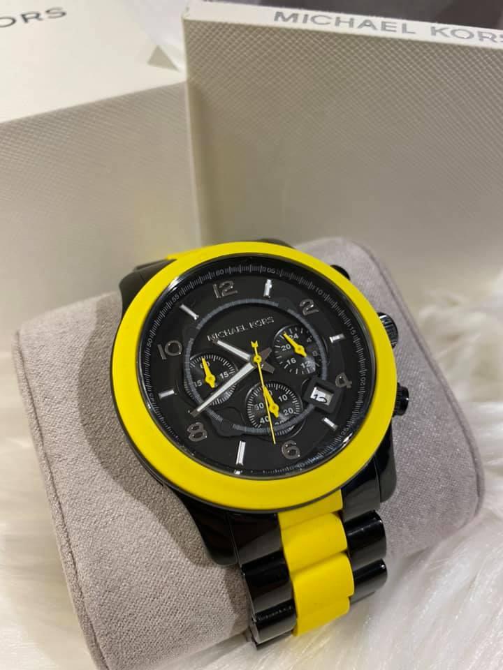 Michael Kors Men’s Runway Chronograph Black IP Stainless Steel