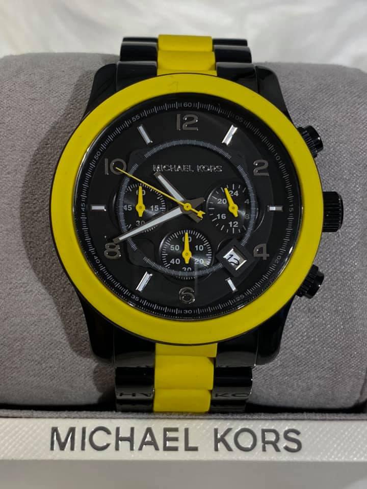 Michael Kors Men’s Runway Chronograph Black IP Stainless Steel