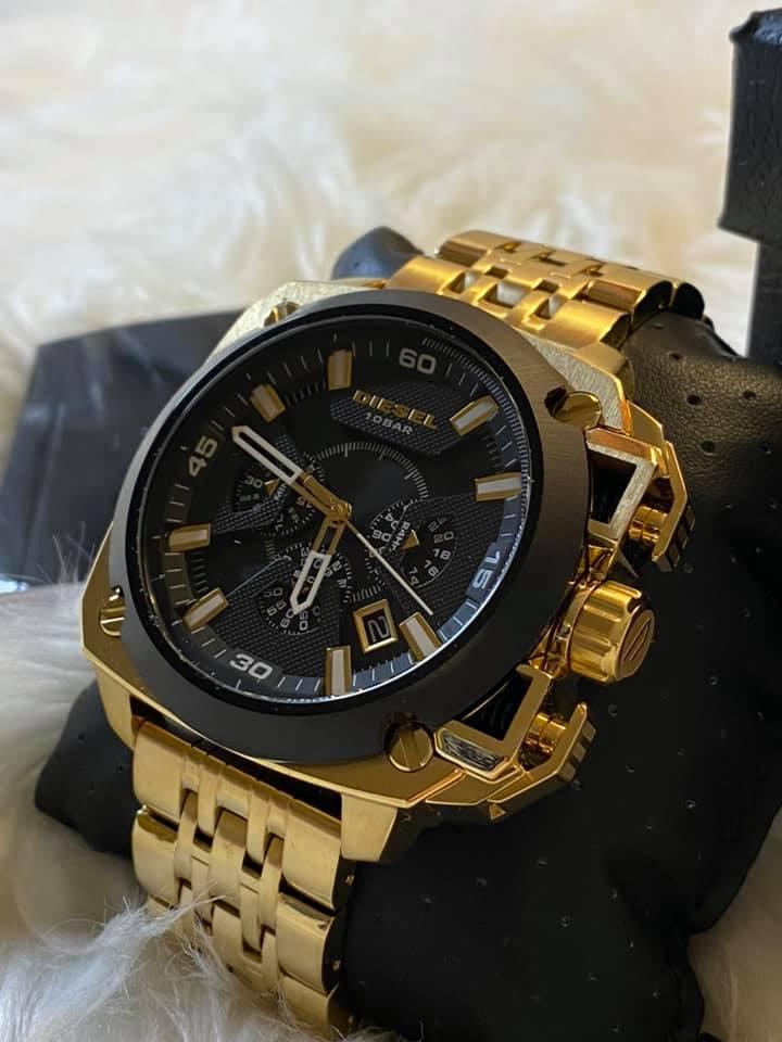 Diesel Men’s BAMF Gold-Tone Watch