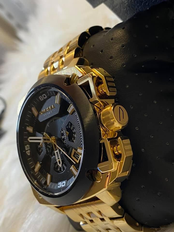 Diesel Men’s BAMF Gold-Tone Watch