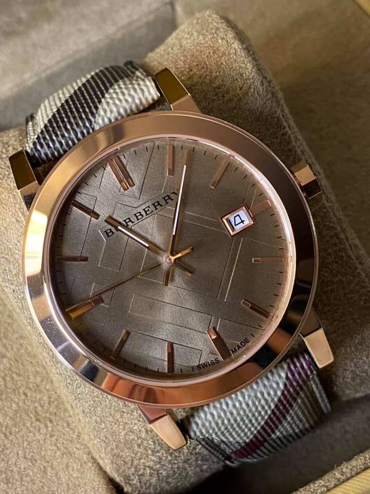 Burberry watch sale women's rose gold