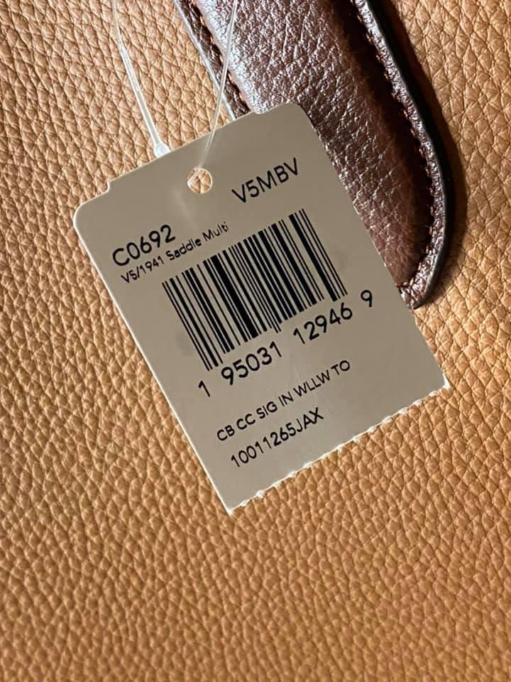 Coach Willow Tote in Colorblock with Signature Canvas Interior