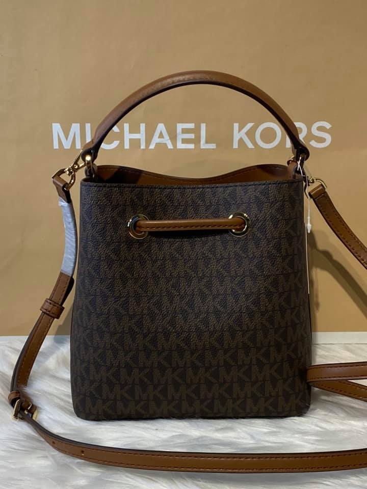 Michael Kors Suri Small Logo Crossbody Bag Brown 