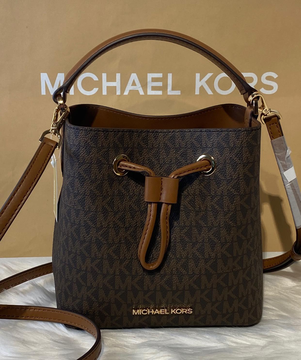Michael Kors Suri Small Logo Bucket Crossbody