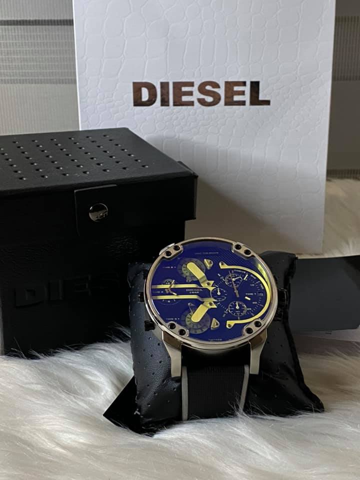 Diesel Men's Mr. Daddy 2.0 Chronograph Black Nylon Watch – Club de