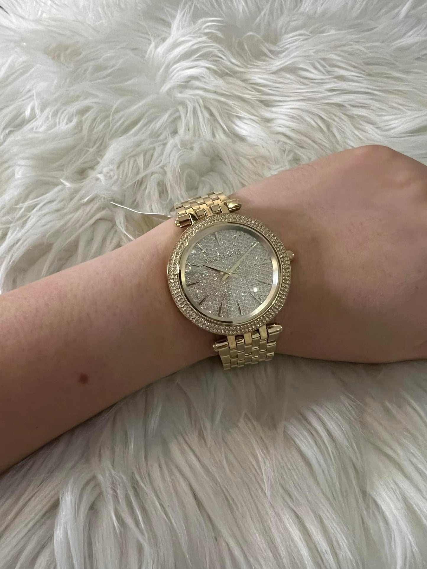 Michael Kors Women’s Darci Crystal Pave Dial Watch