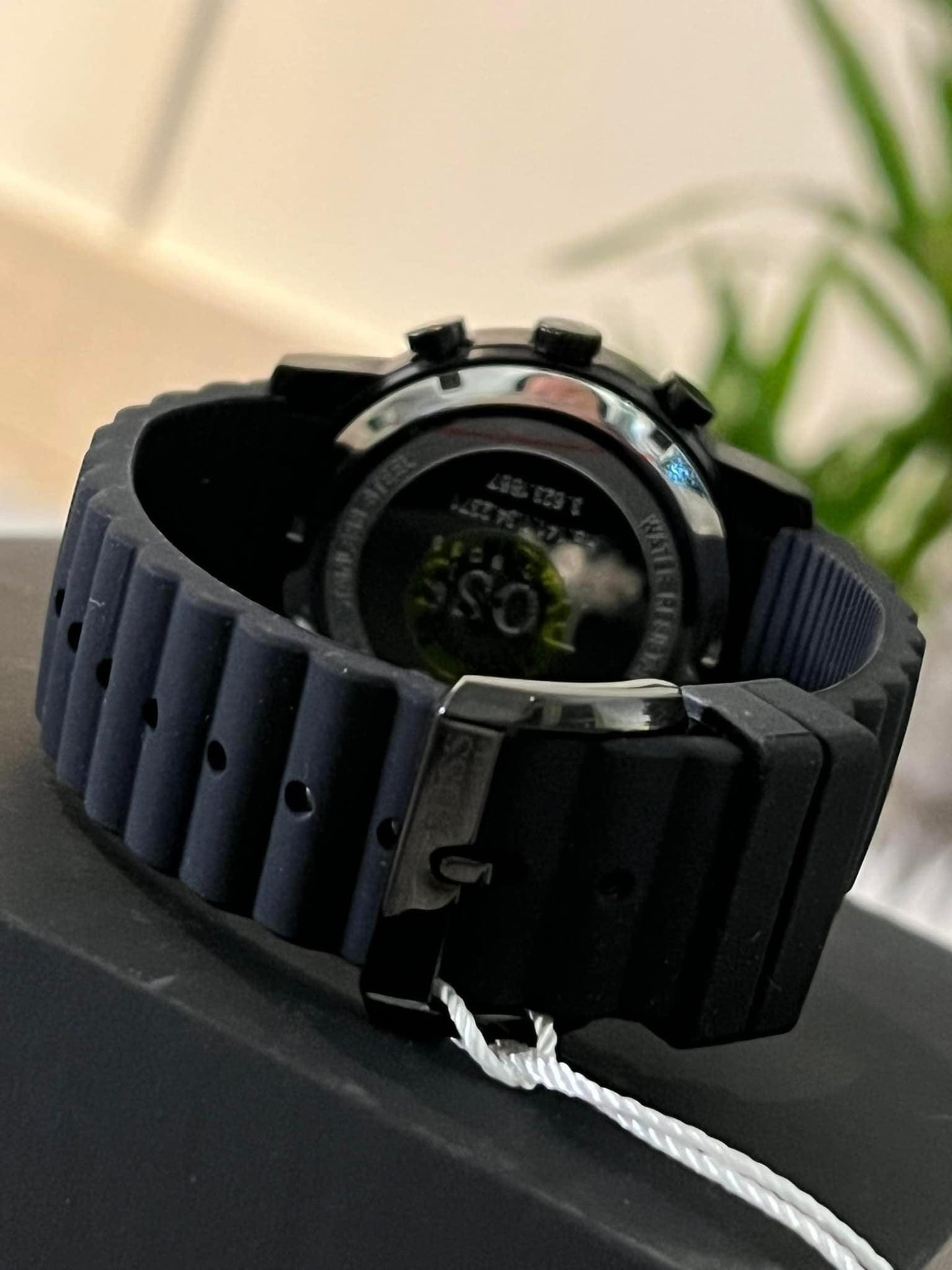 Hugo Boss Men’s Modern Black Rubber Strap Watch