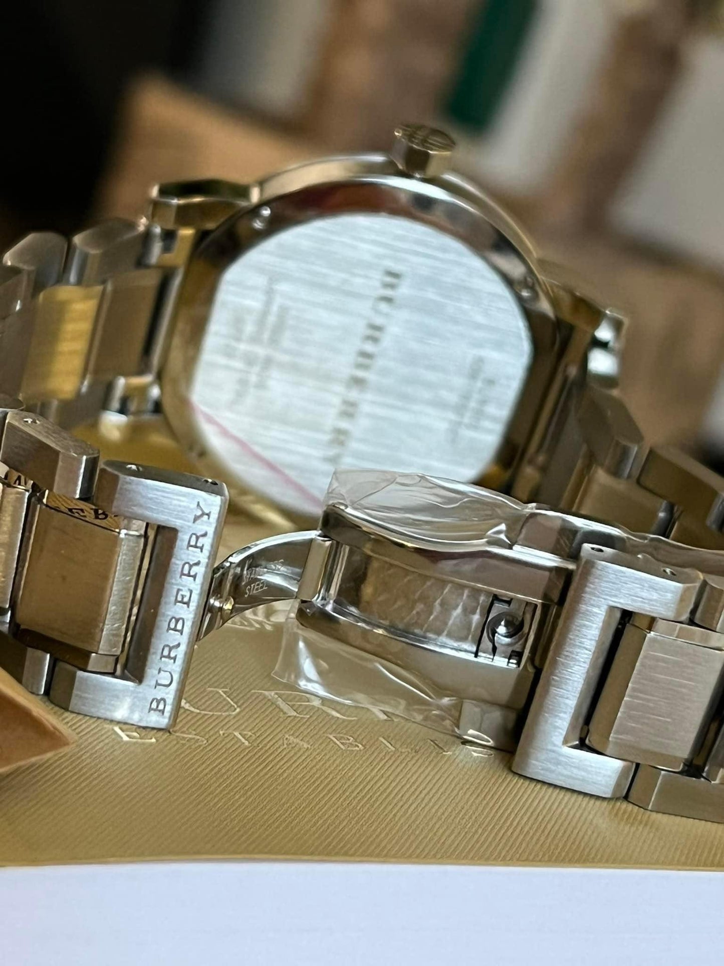 Burberry Men’s The City Silver Dial Steel Watch