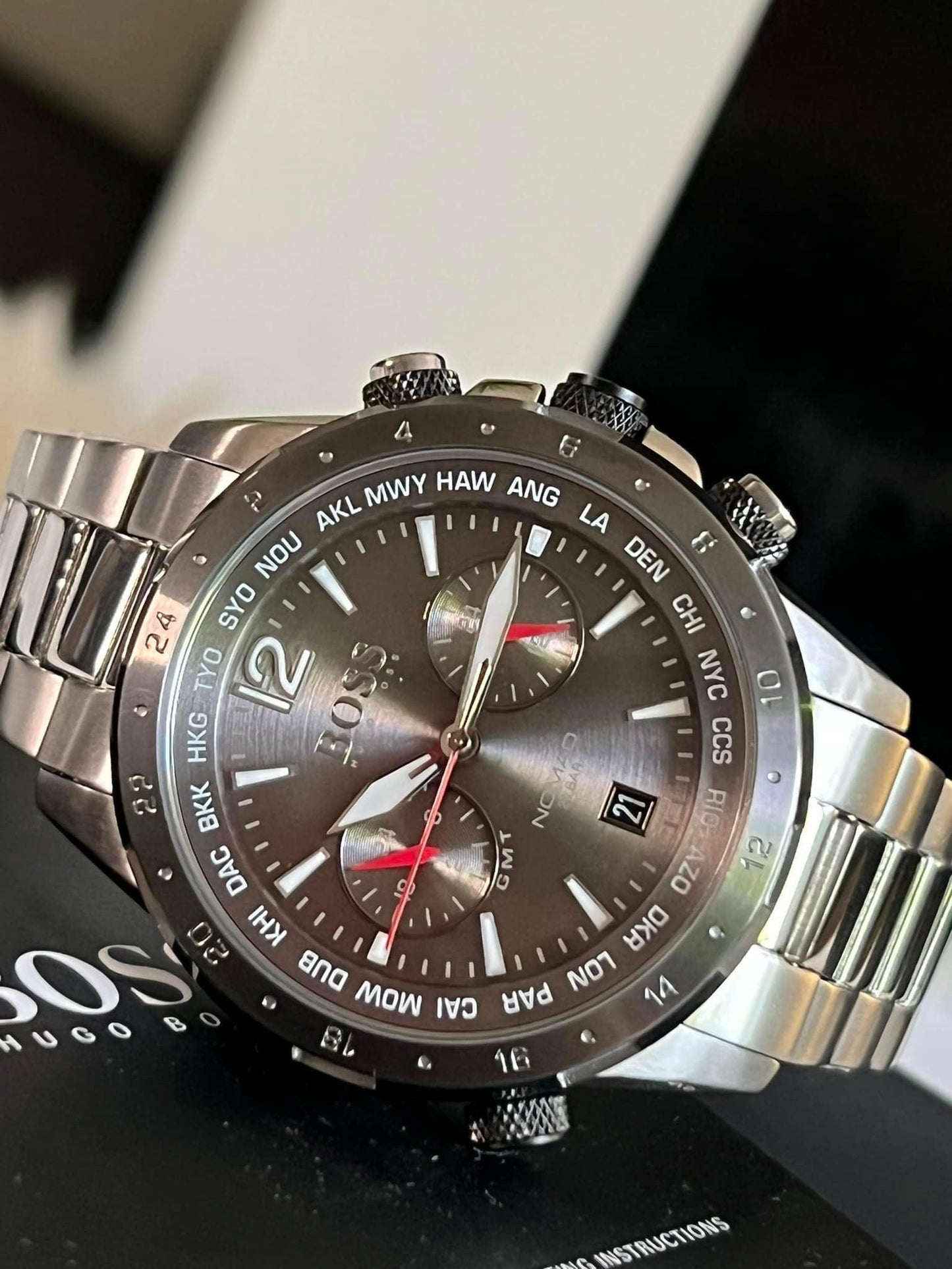 Hugo Boss Men’s Aero-Vela Chronograph Watch