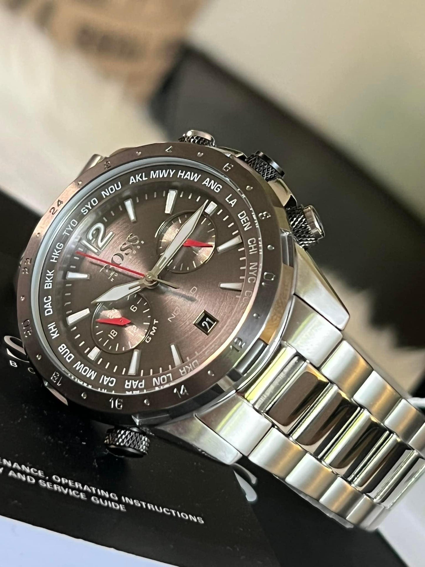 Hugo Boss Men’s Aero-Vela Chronograph Watch