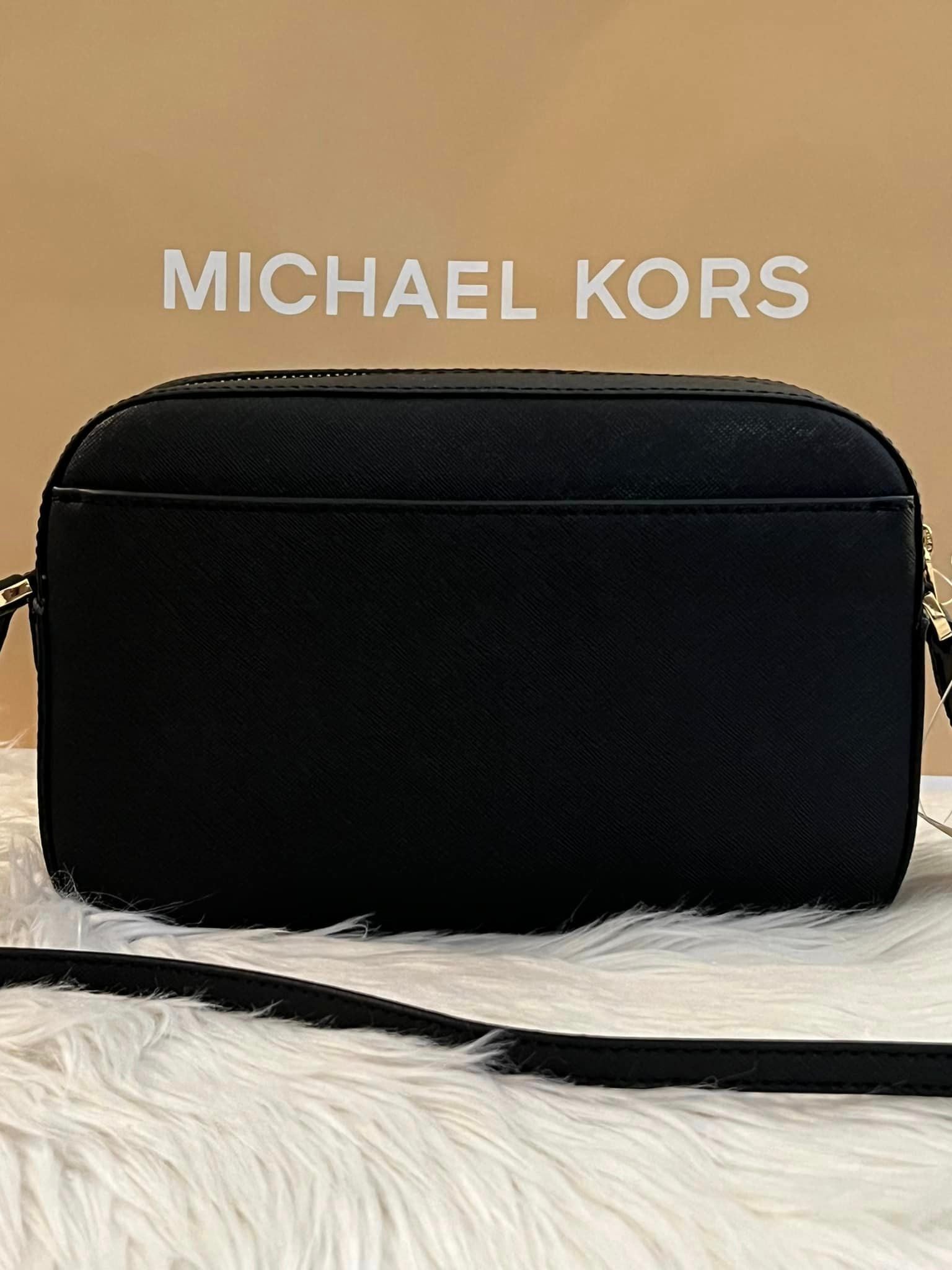 Black Jet Set Large Logo Crossbody Bag - Michael Kors – MC FASHION