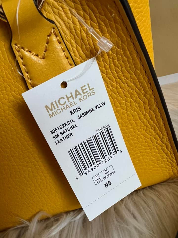 Michael Kors Kris Small Pebbled Leather Satchel