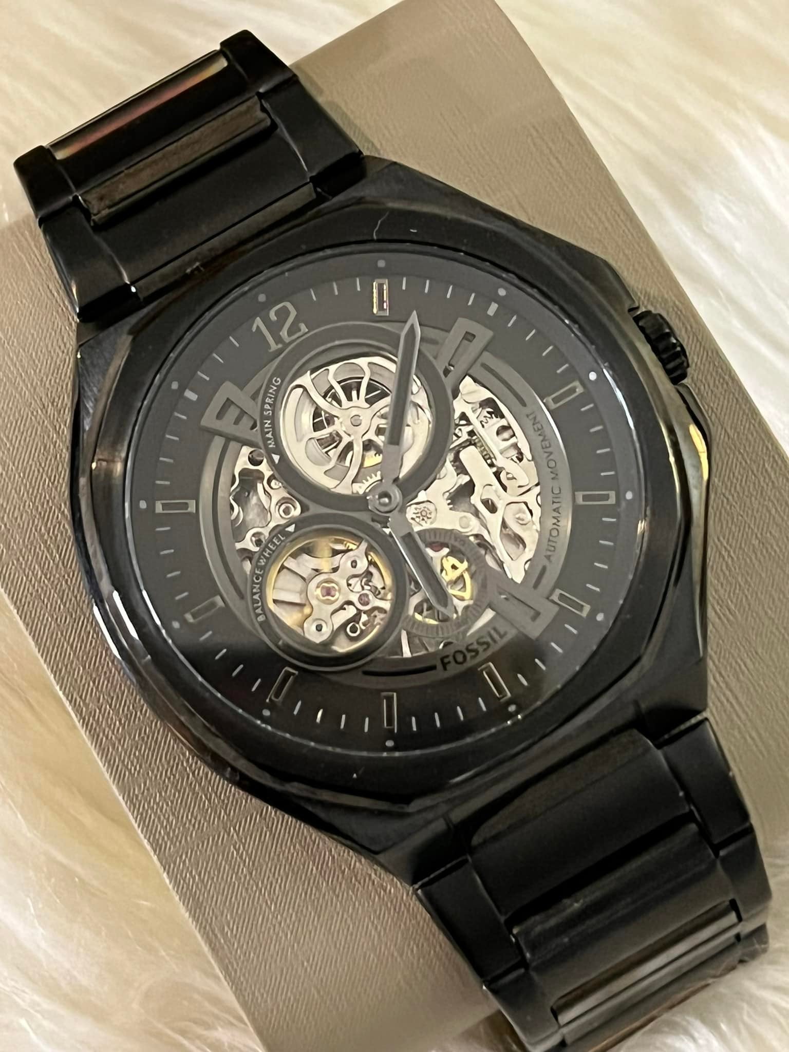 Fossil discount automatic black