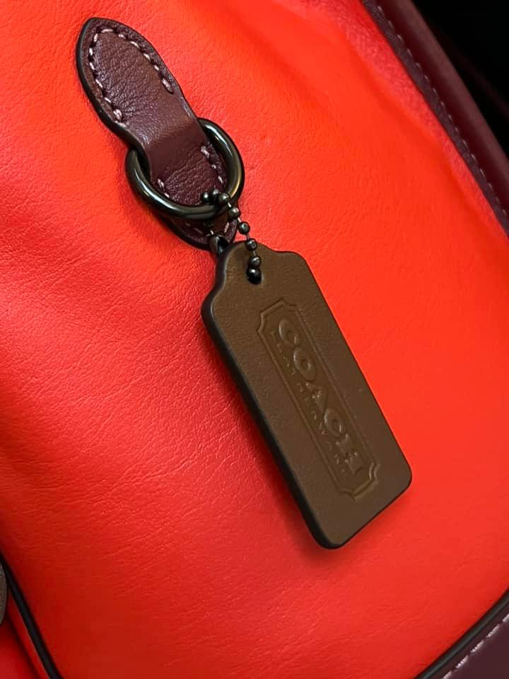 Coach League Flap Backpack In Colorblock