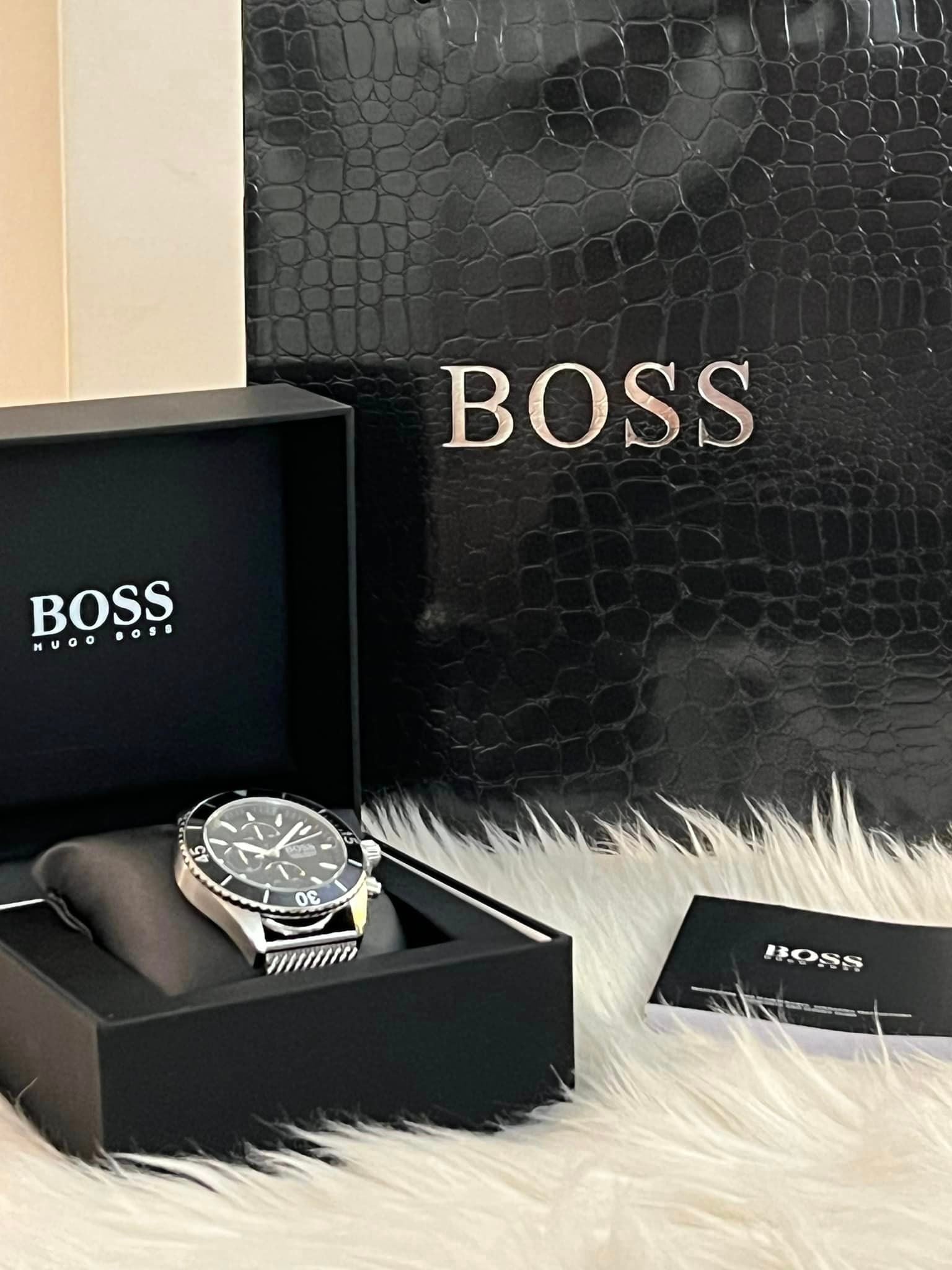 Boss watch and wallet set sale