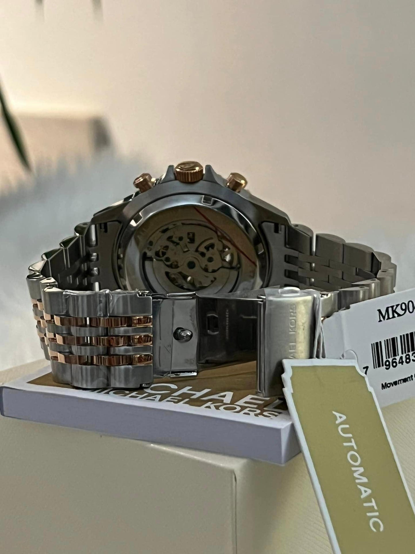 Michael Kors Men’s Bayville Automatic Chronograph Two-Tone Watch