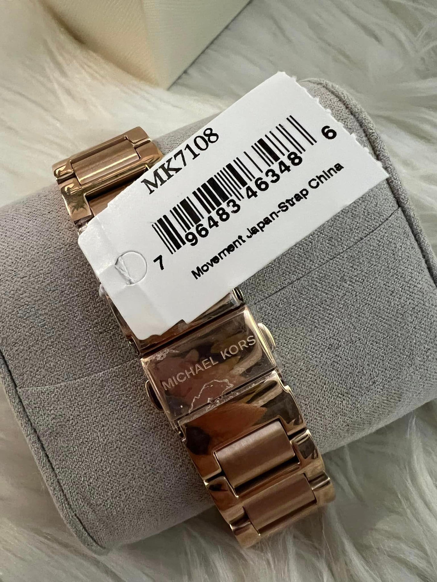 Michael Kors Women’s Janelle Rose Gold-Tone Chronograph Watch