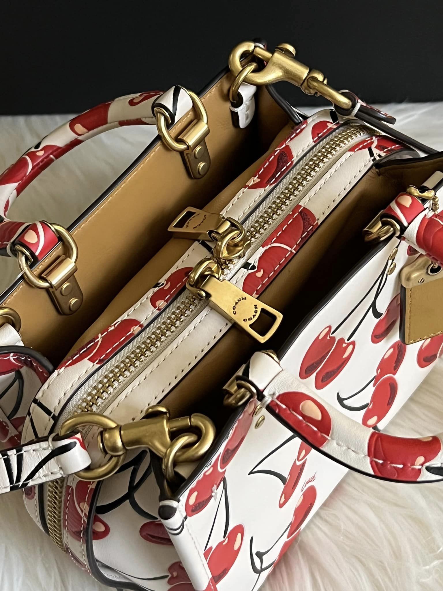 Cherry Print Bags