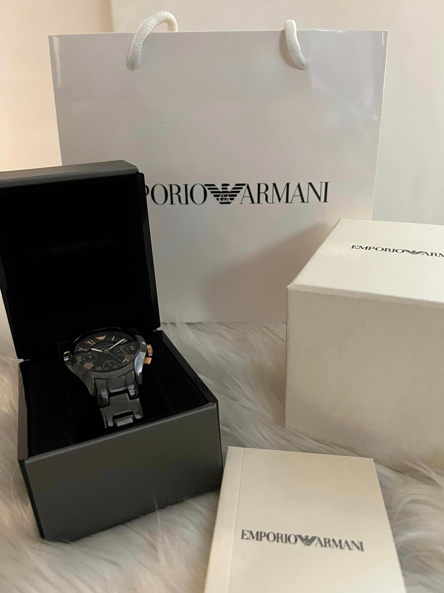 Emporio Armani Women’s Ceramica Chronograph Watch