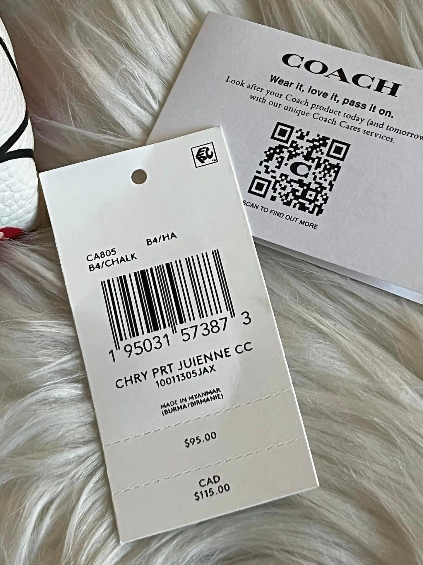 Coach Julienne Cosmetic Case 17 With Cherry Print