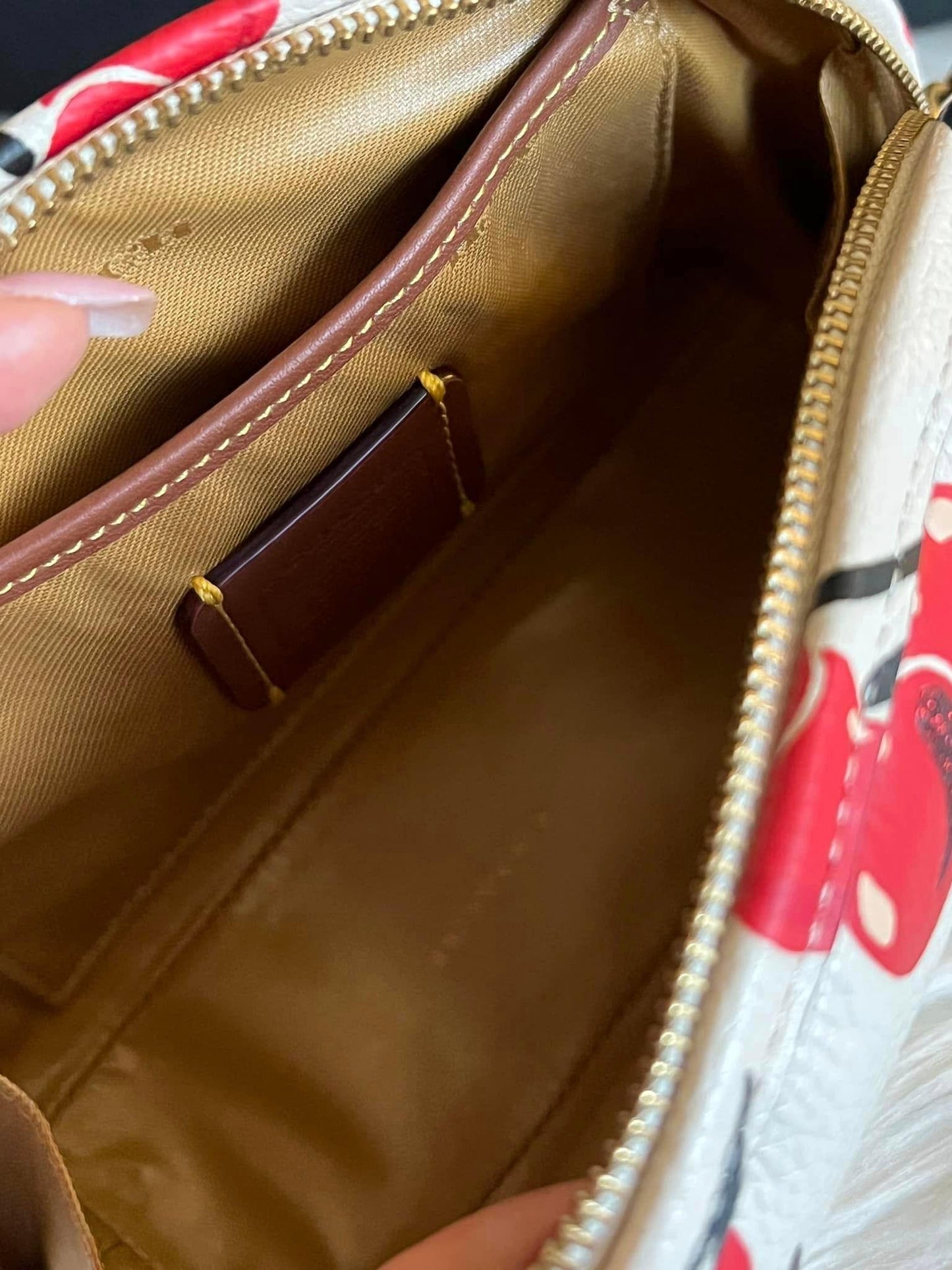 Coach Julienne Cosmetic Case 17 With Cherry Print