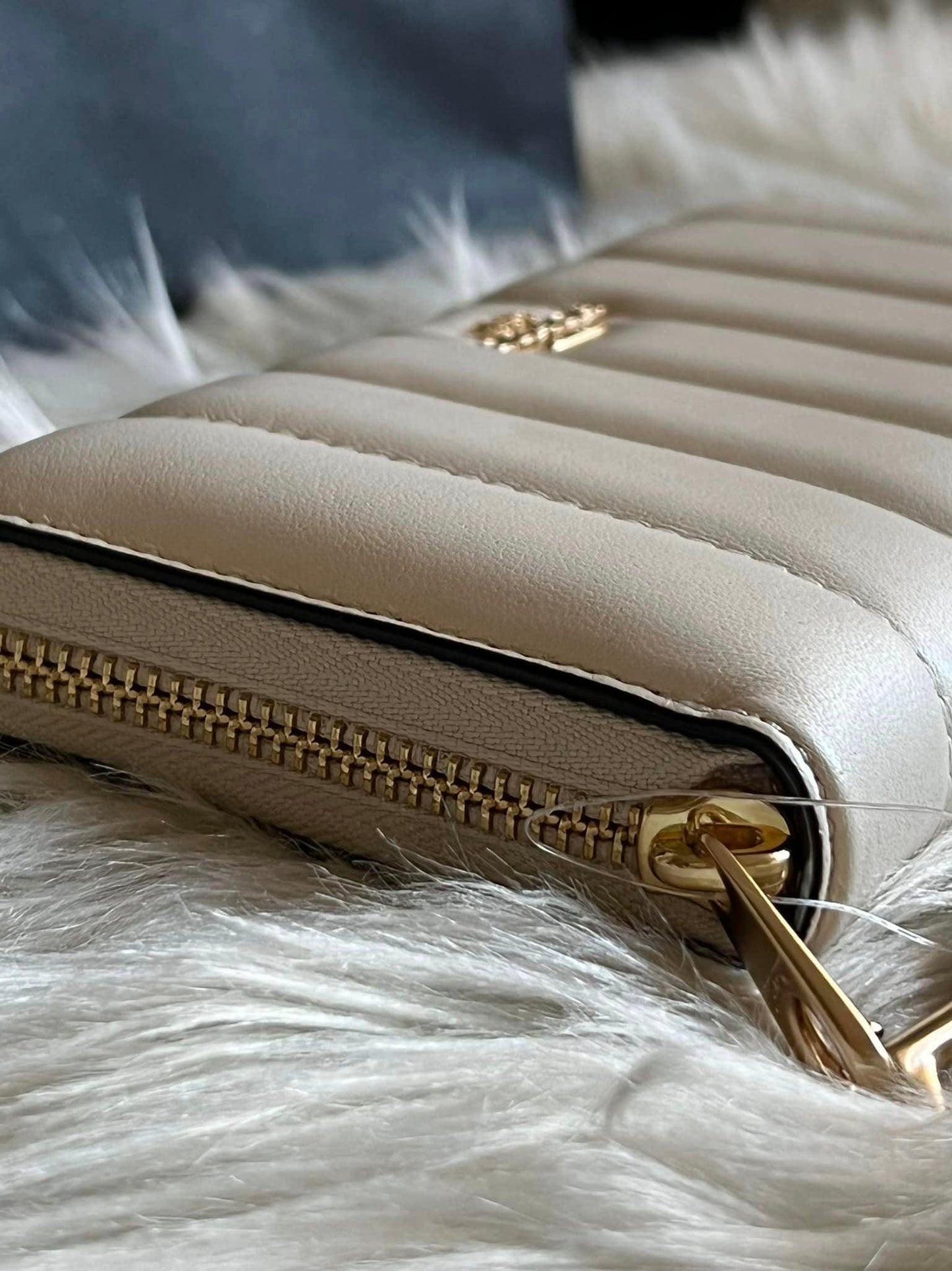 Coach Long Zip Around Wallet with Quilting
