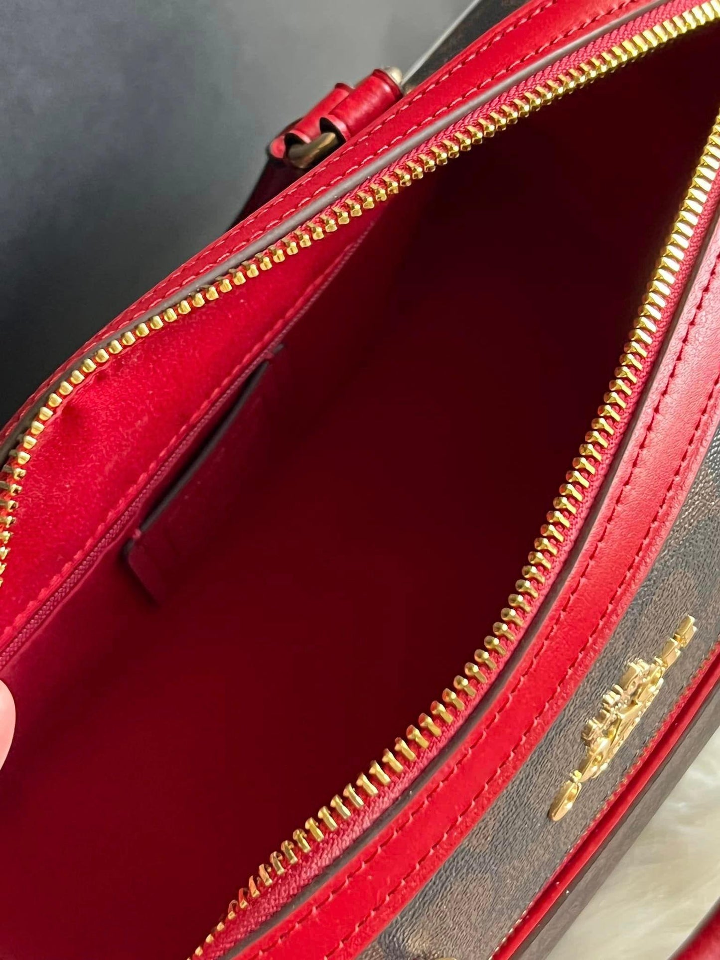 Coach Rowan Satchel in Signature Canvas