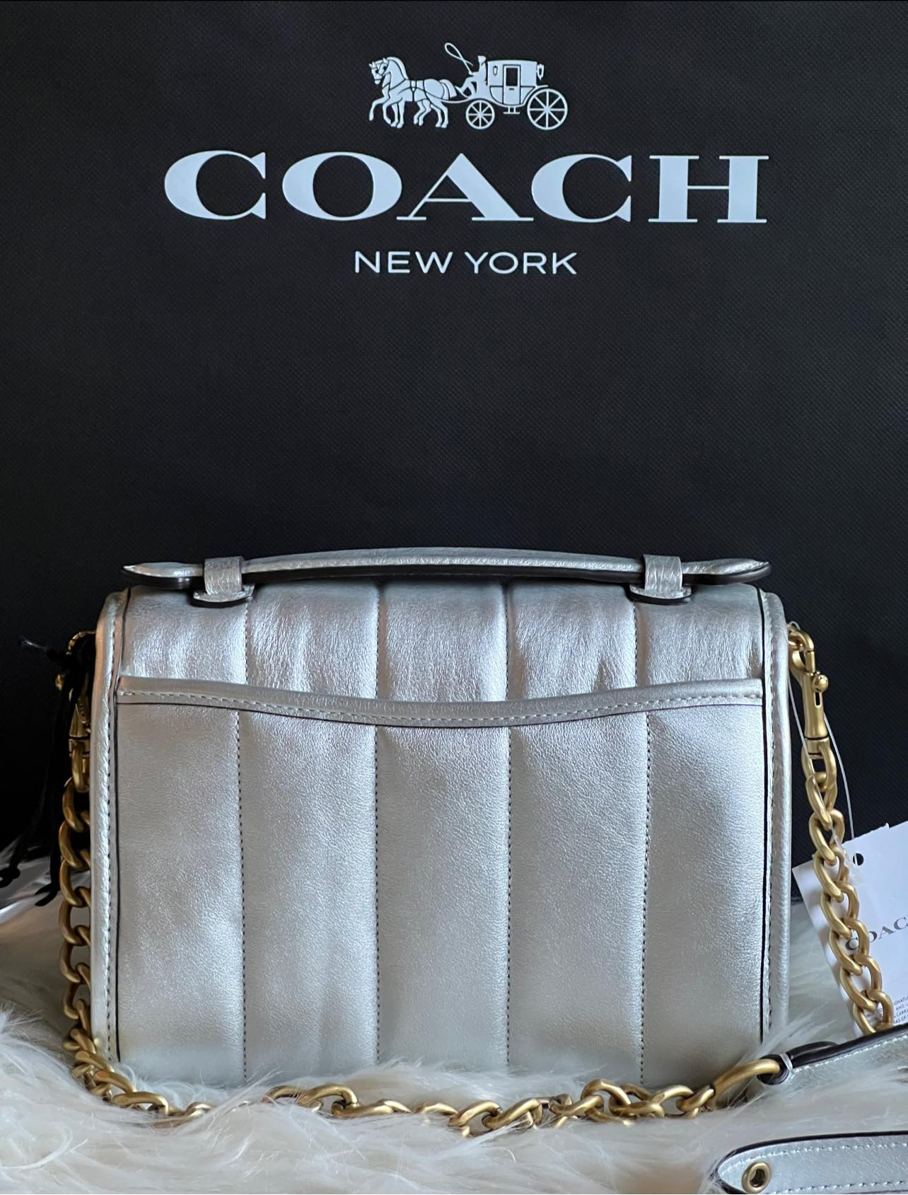 Coach Kip Turnlock Crossbody with Quilting