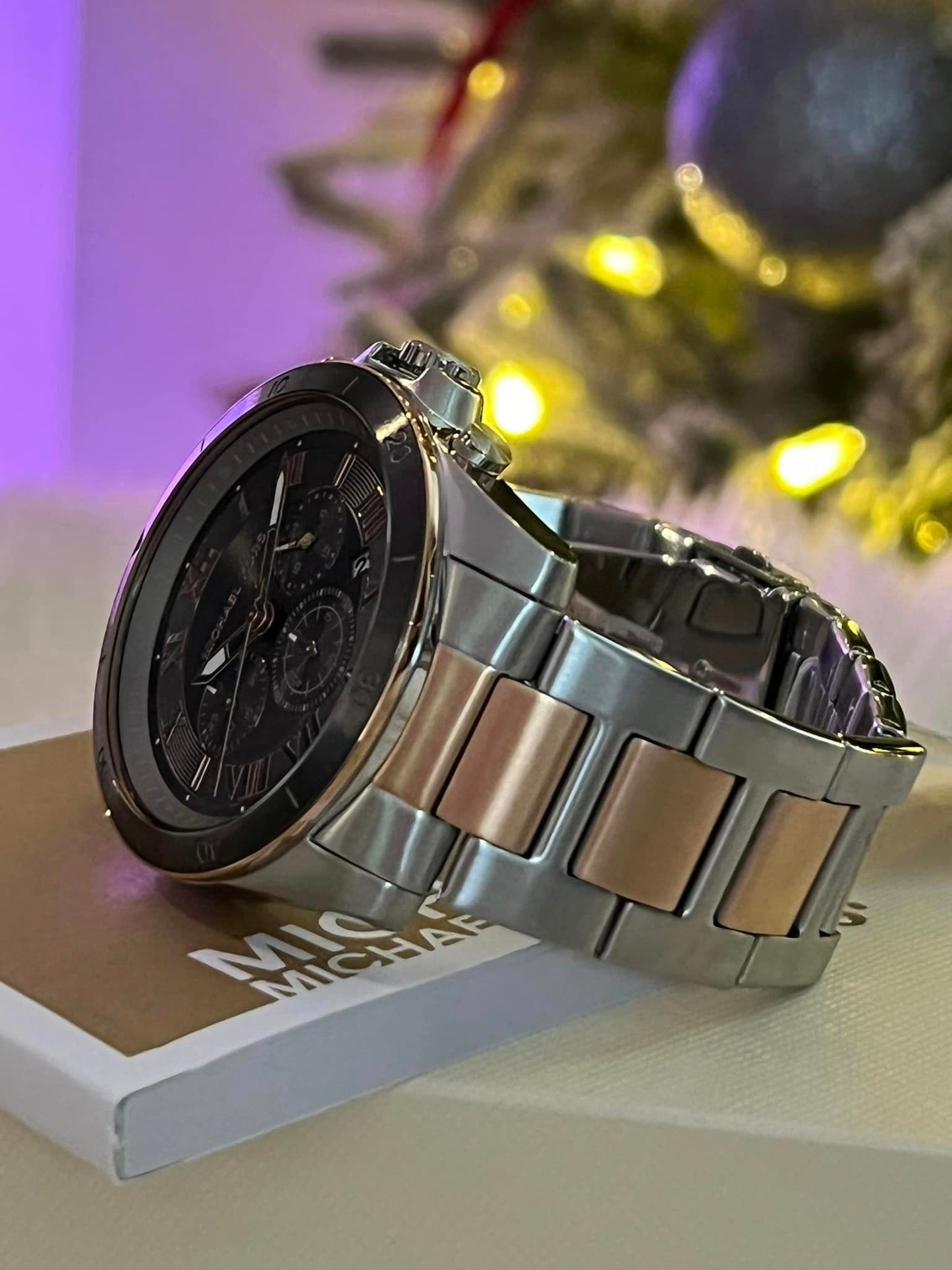 Michael Kors Men’s Oversized Alek Two-Tone Watch