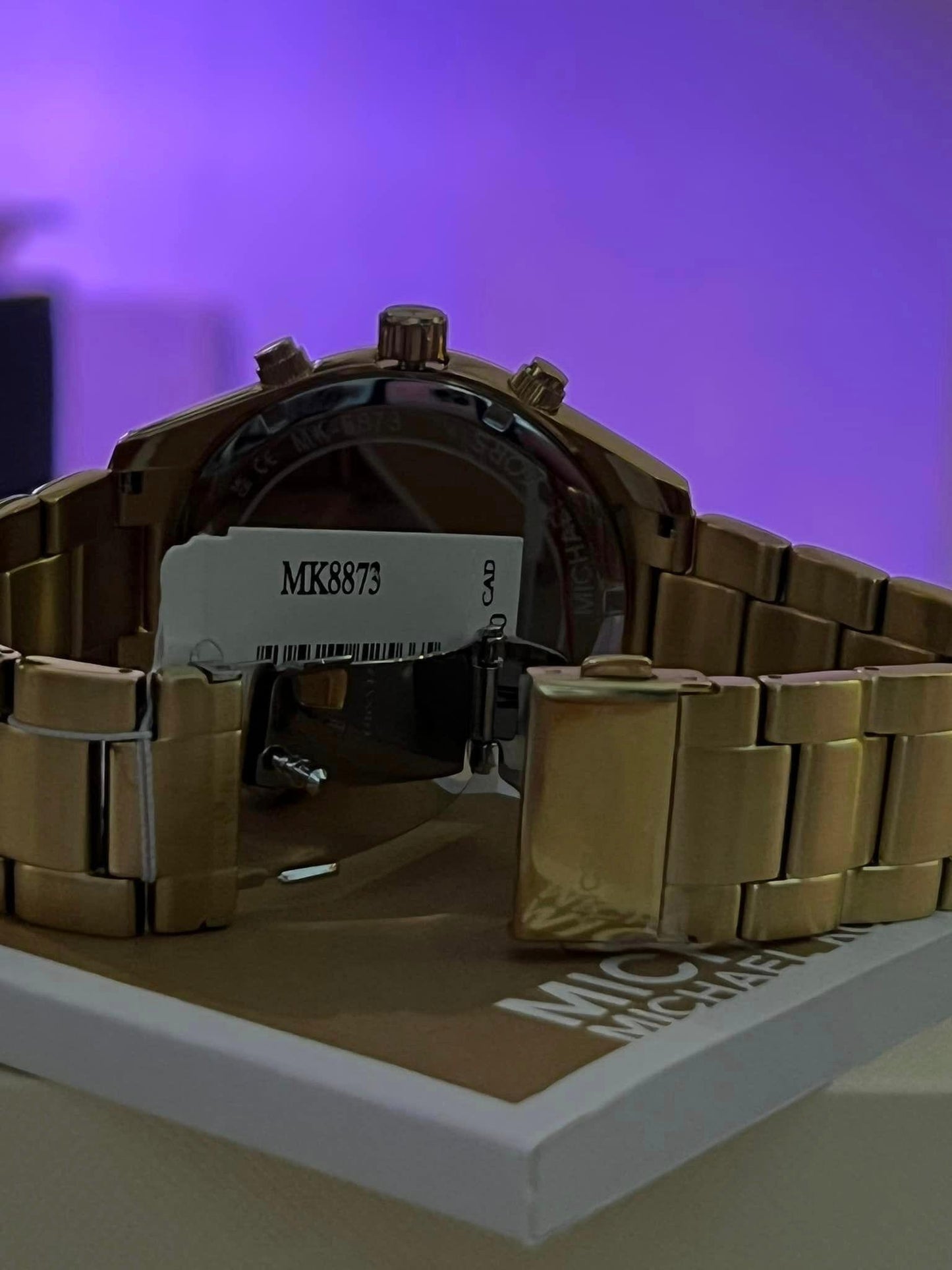 Michael Kors Men’s Layton Gold-Tone Stainless Steel Watch