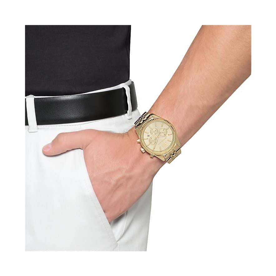 Michael Kors Men’s Gold-Tone Gage Watch