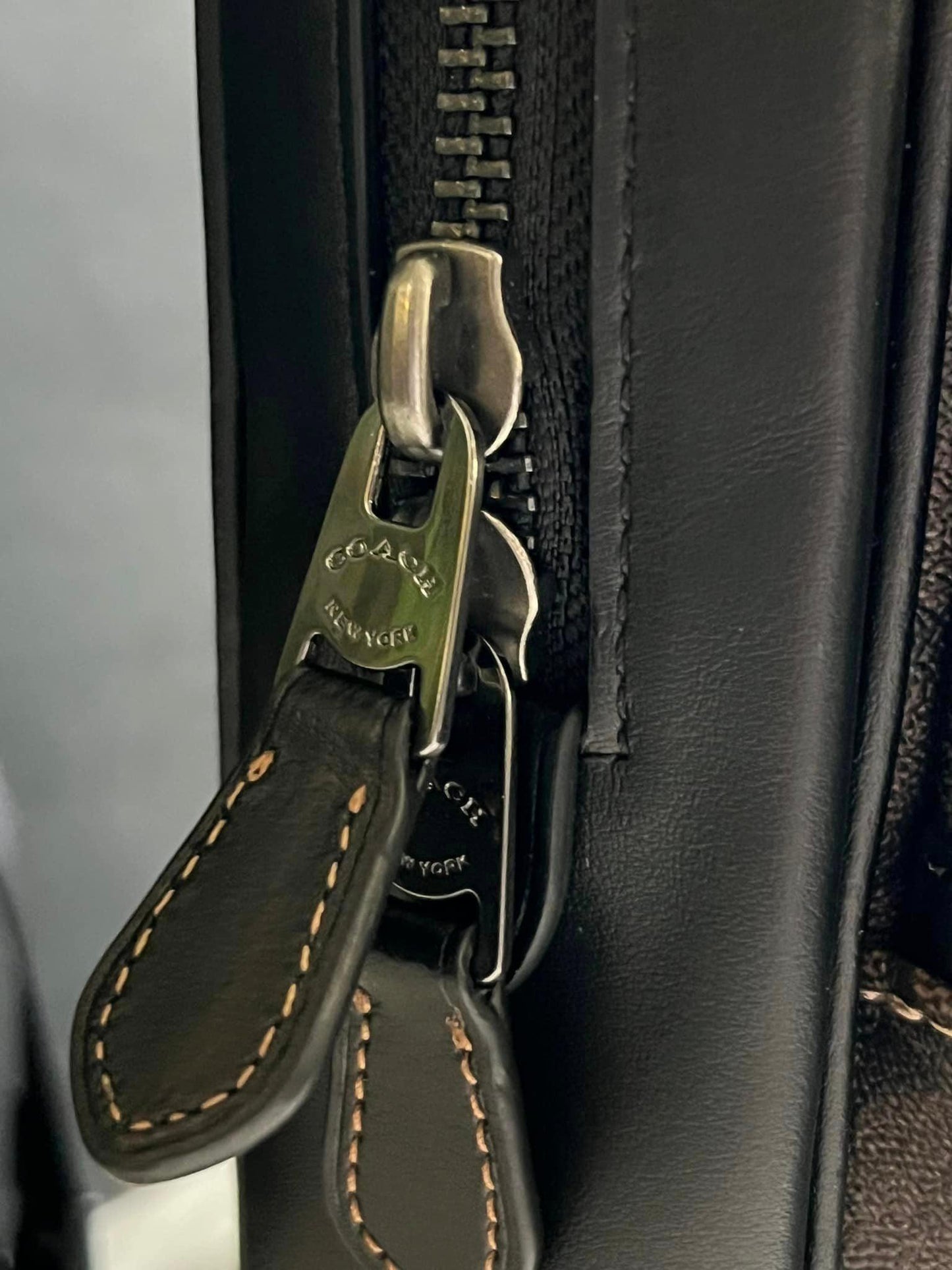 Coach Graham Pack in Blocked Signature Canvas with Varsity Stripe