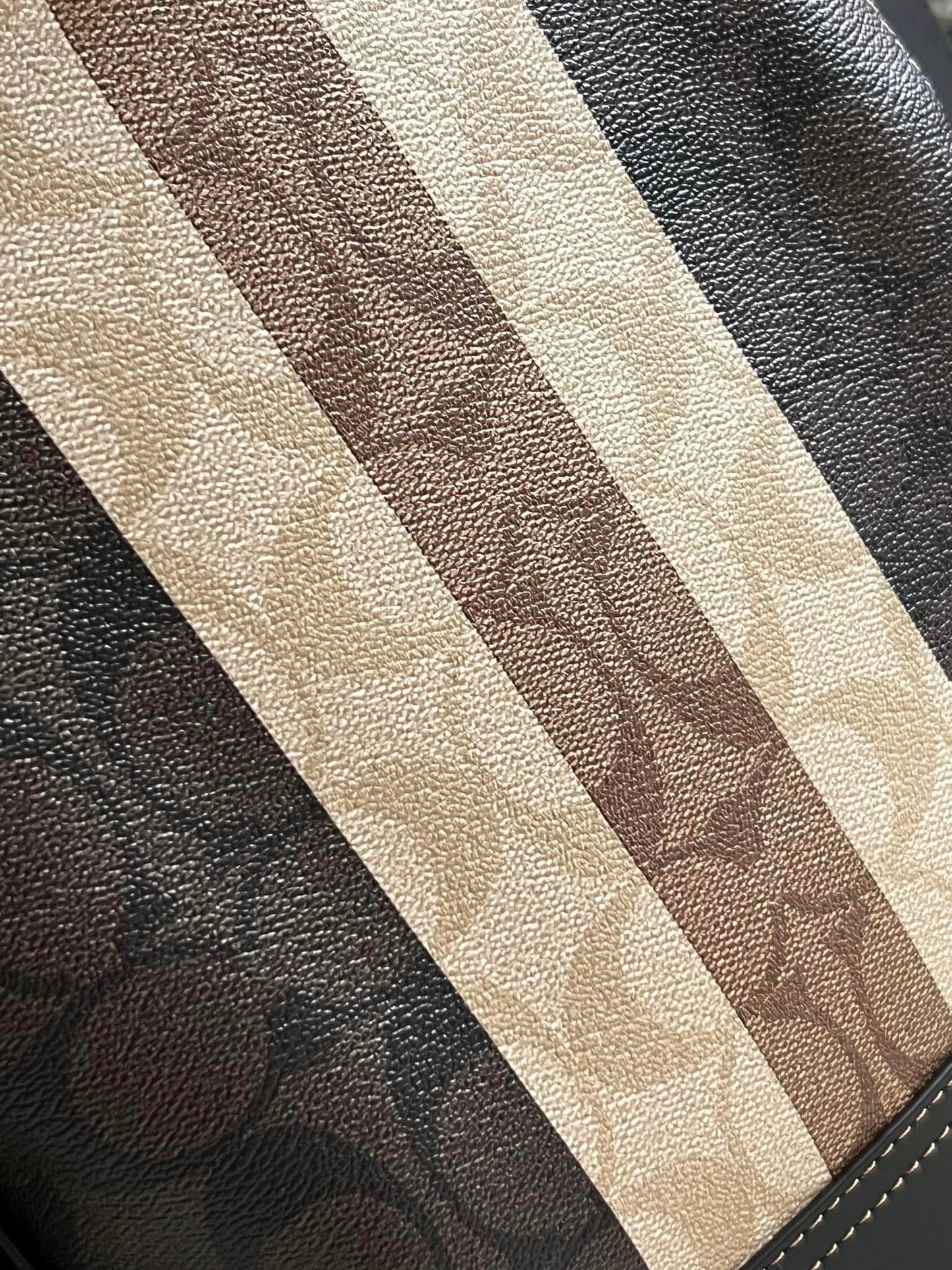 Coach Graham Pack in Blocked Signature Canvas with Varsity Stripe