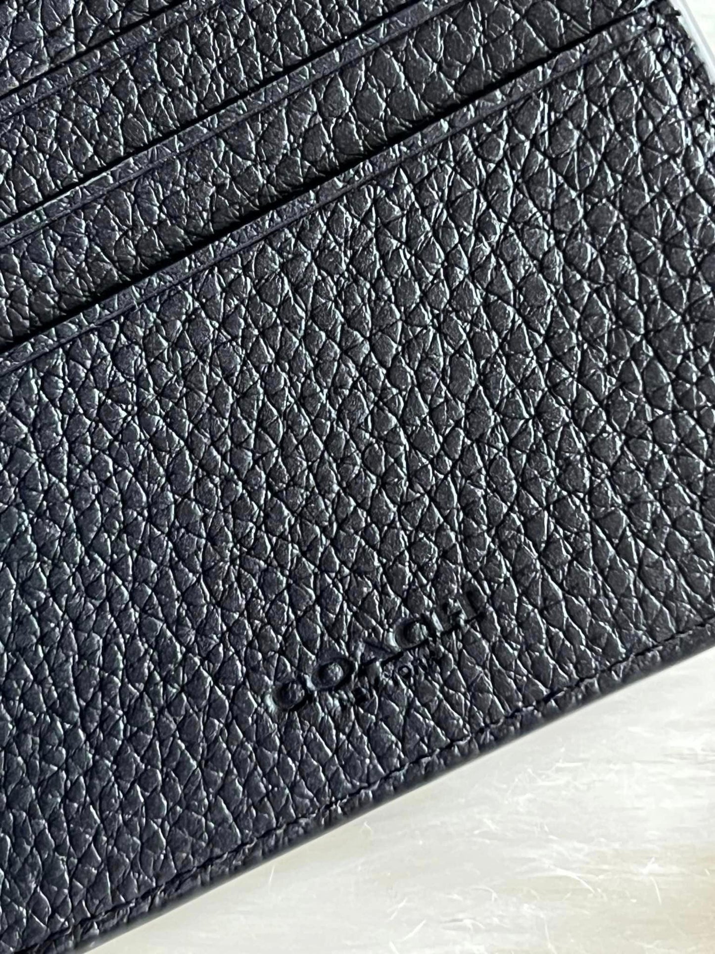 Coach Men’s Slim Billfold Wallet with Varsity Stripe