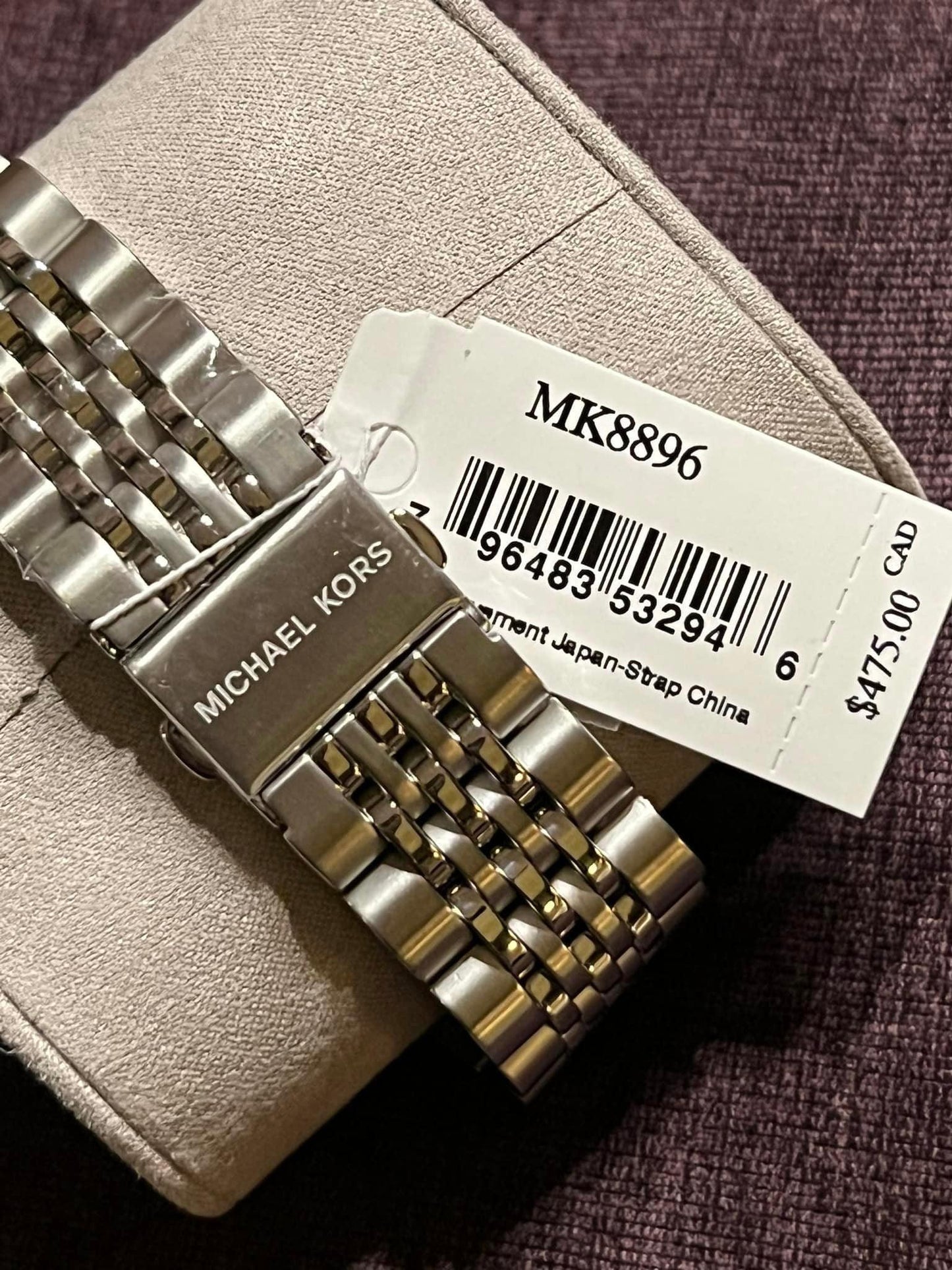 Michael Kors Men’s Bayville Chronograph Stainless Steel Watch