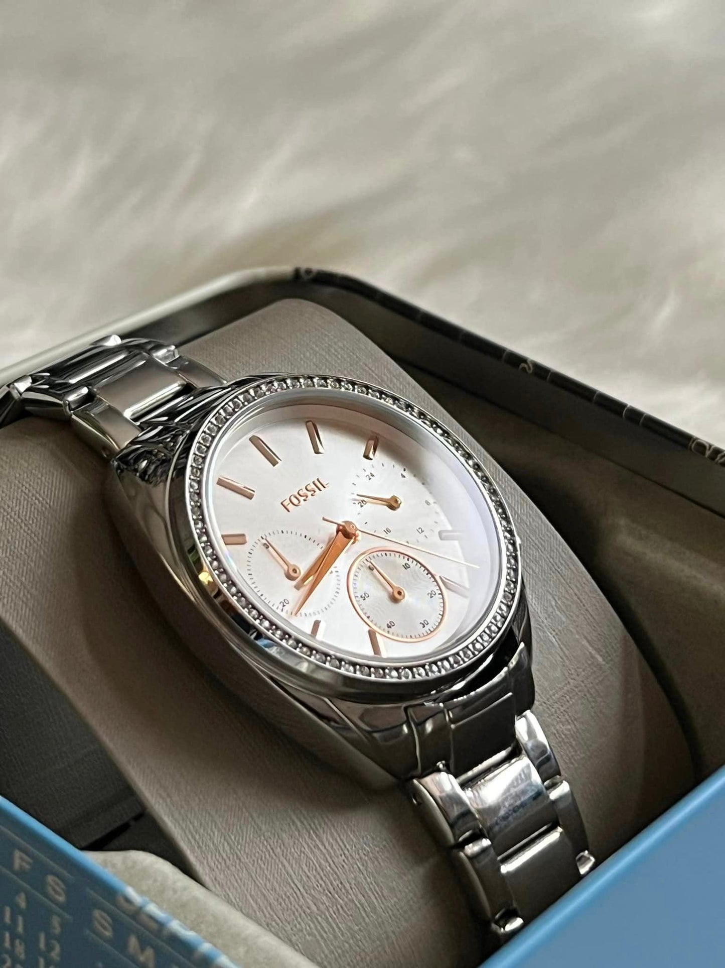 Fossil Women’s Vale Chronograph Stainless Steel Watch