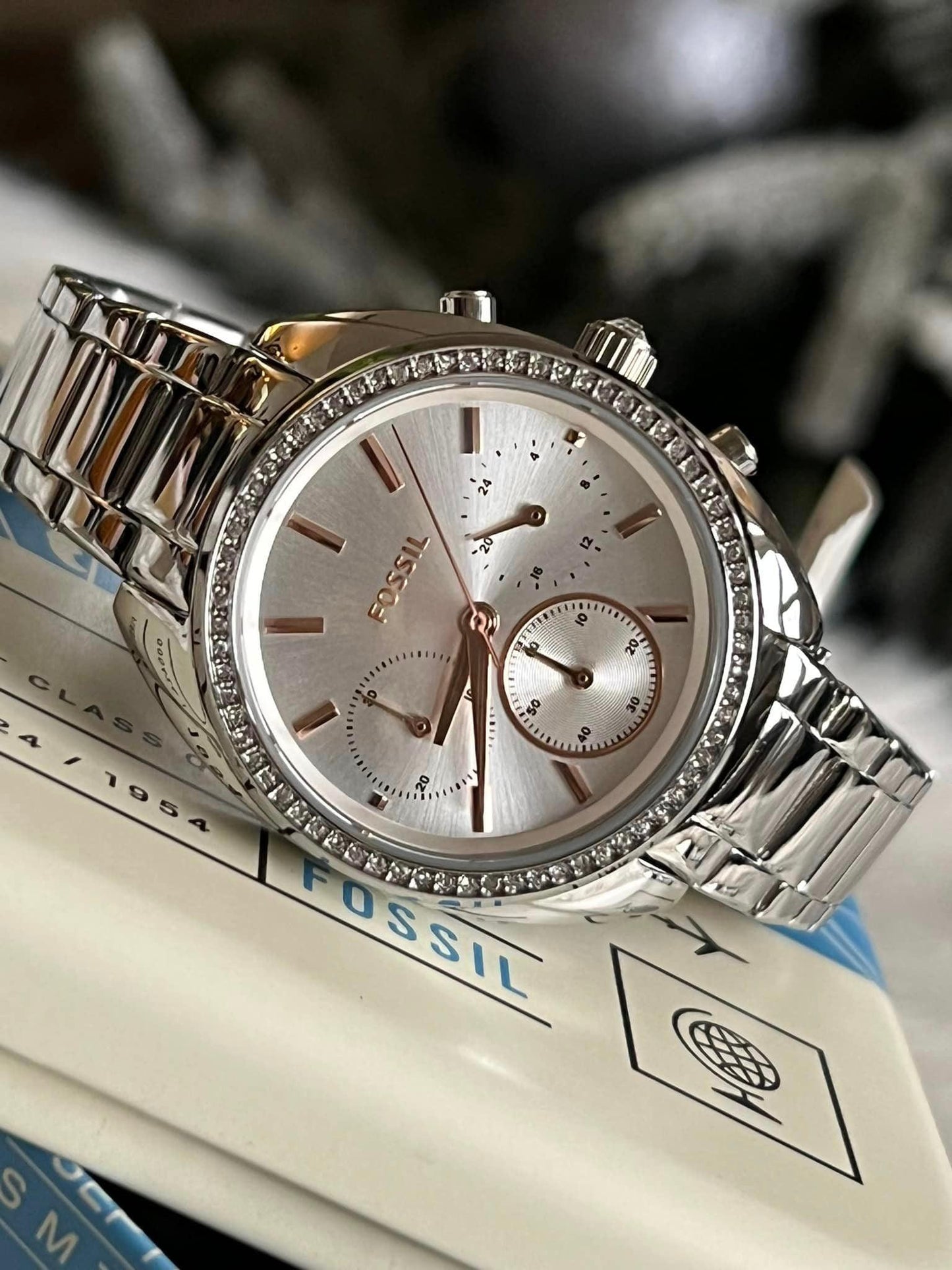 Fossil Women’s Vale Chronograph Stainless Steel Watch