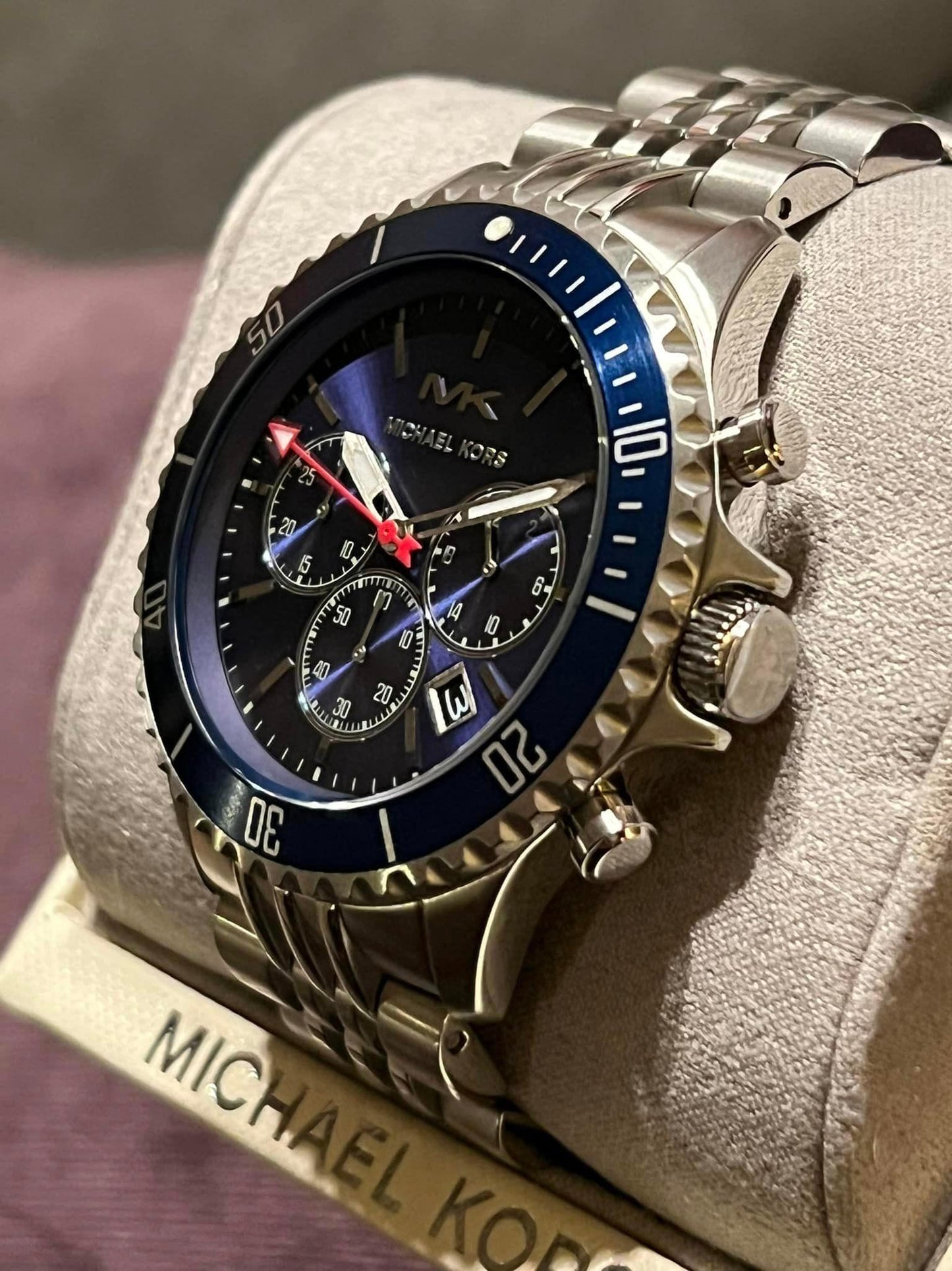 Michael Kors Men’s Bayville Chronograph Stainless Steel Watch