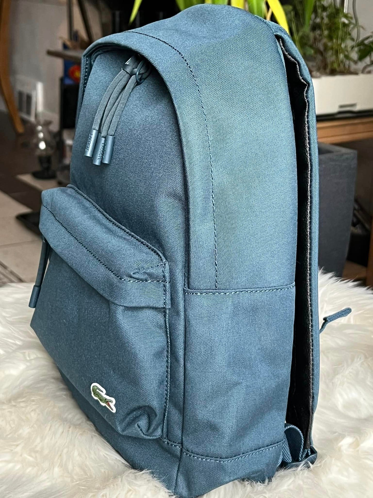Lacoste Neocroc Canvas Backpack – 'stat-ment