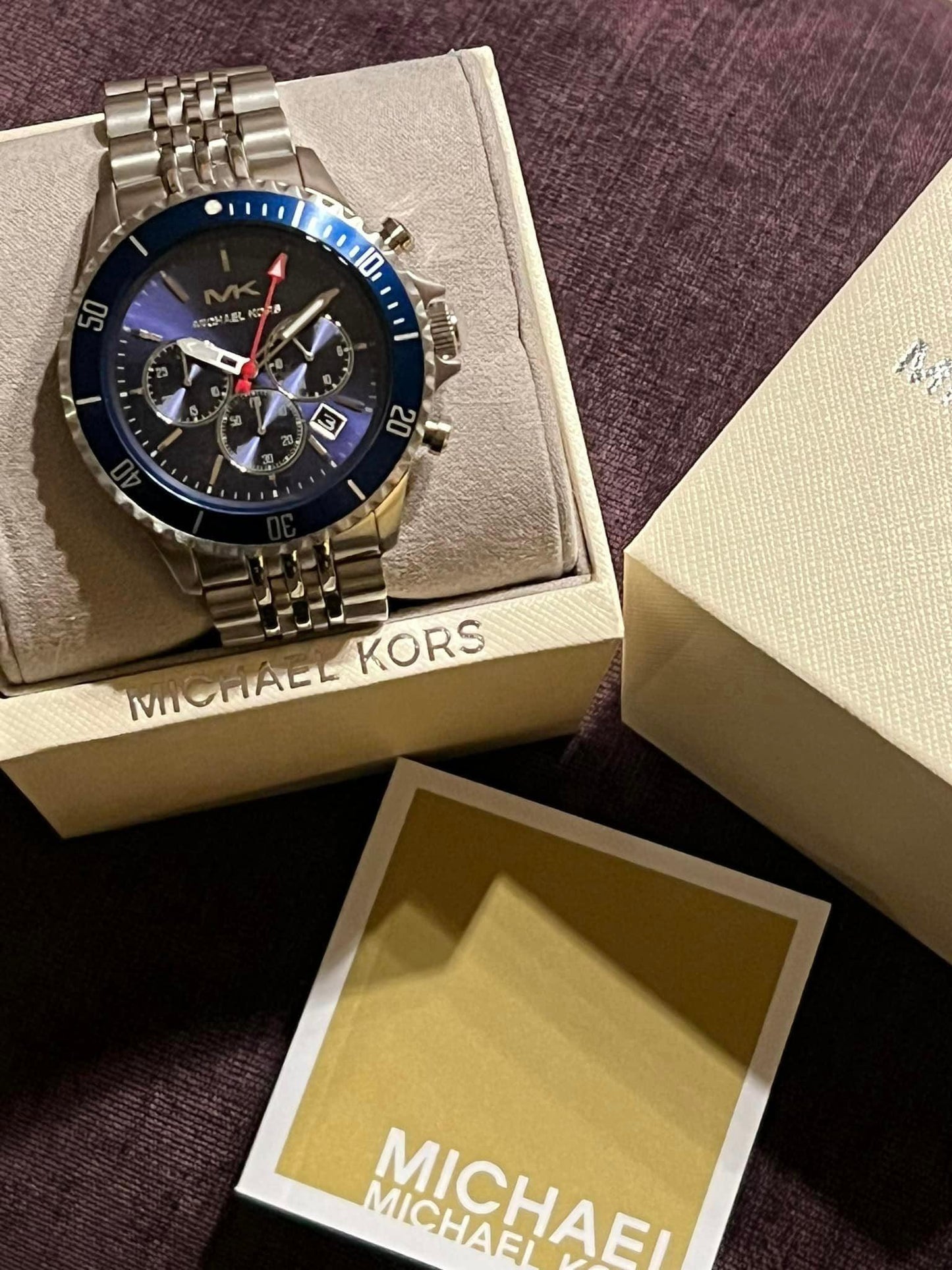 Michael Kors Men’s Bayville Chronograph Stainless Steel Watch
