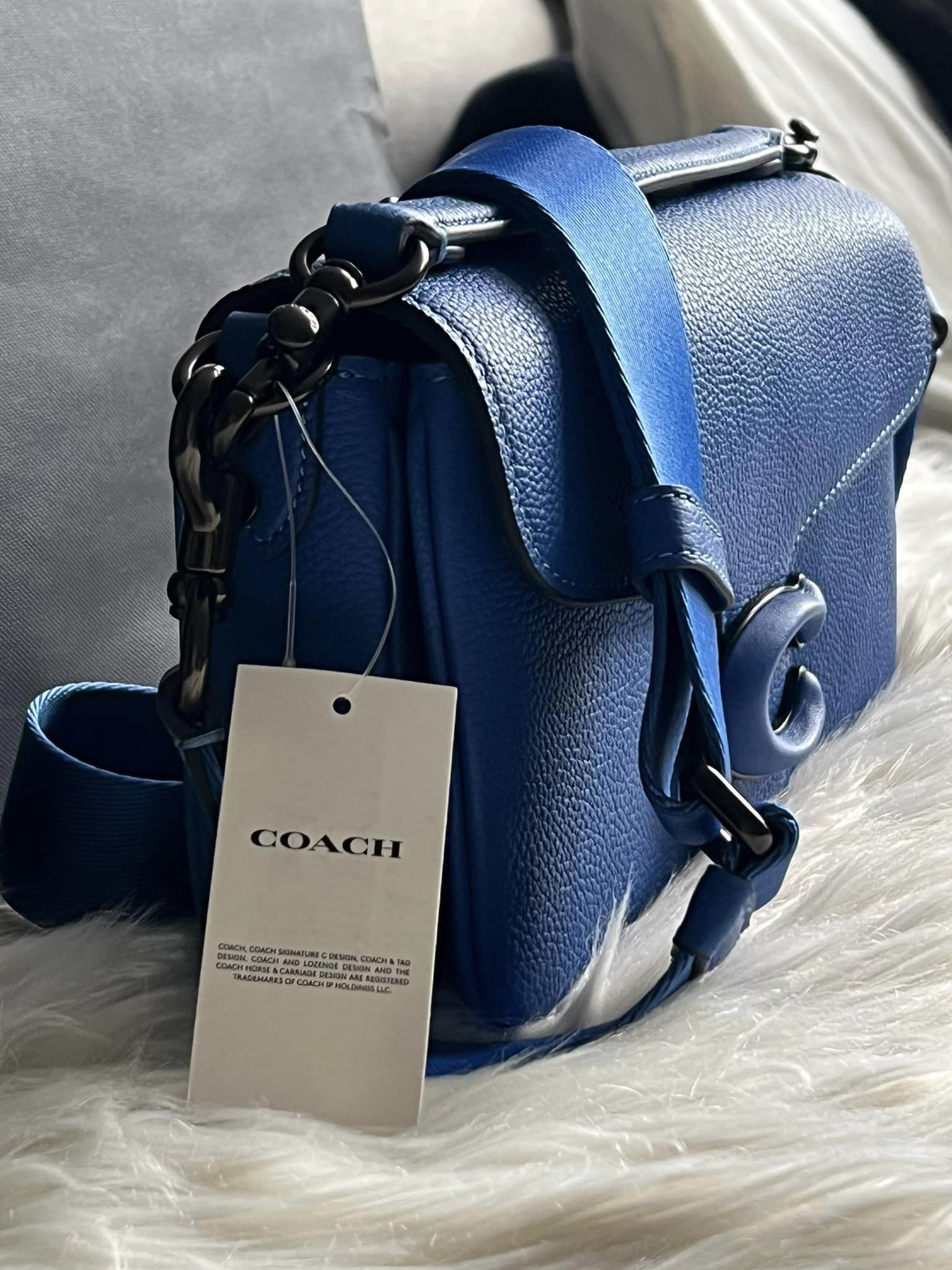 Soft Tabby Crossbody bag - Coach - Canvas - Blue