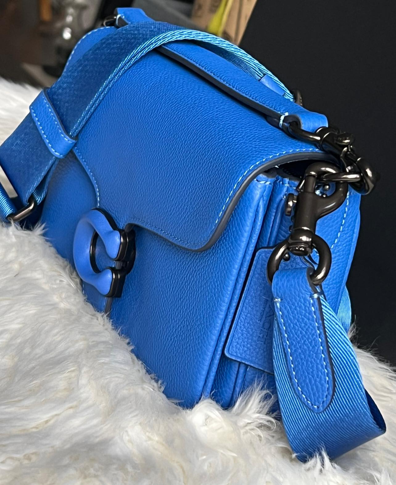 Soft Tabby Crossbody bag - Coach - Canvas - Blue