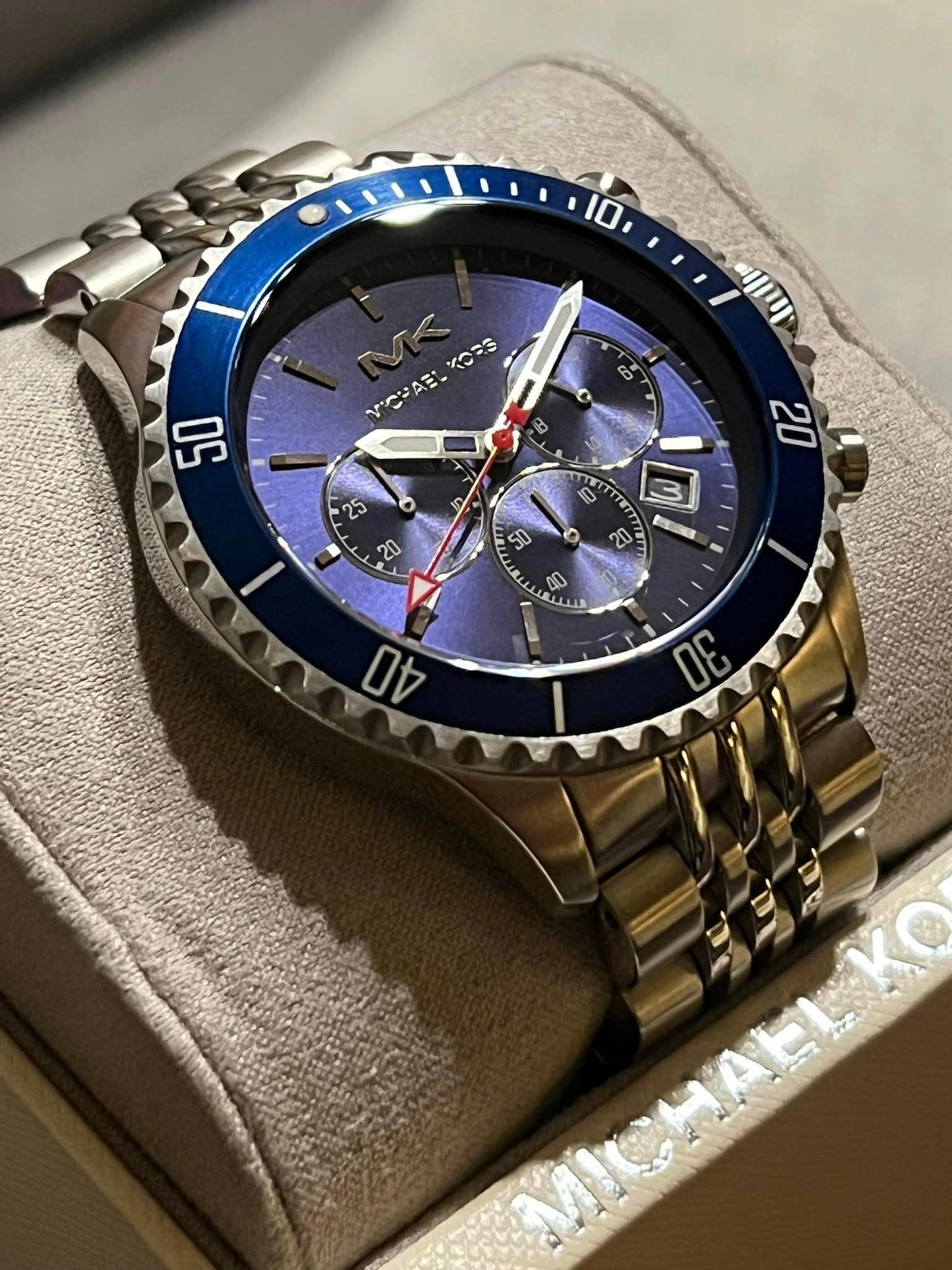 Michael Kors Men’s Bayville Chronograph Stainless Steel Watch