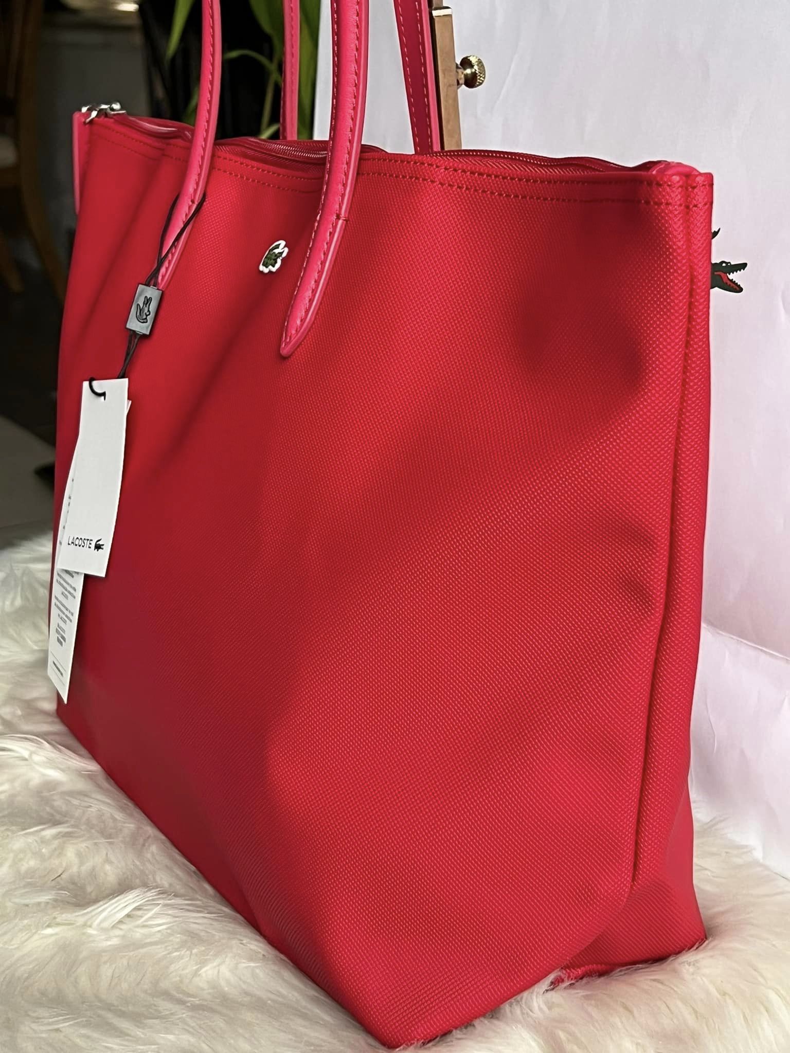 Lacoste horizontal tote sale bag