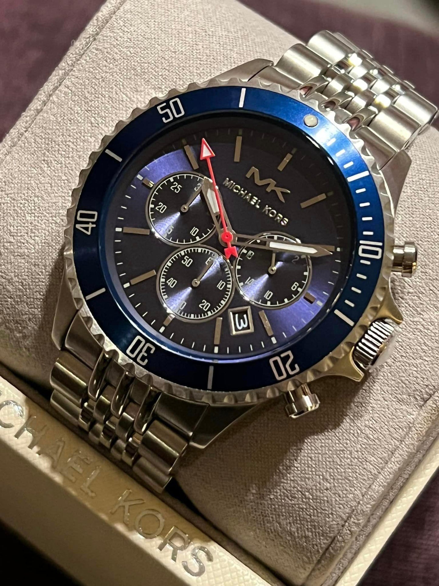 Michael Kors Men’s Bayville Chronograph Stainless Steel Watch